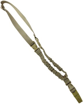 Ремінь для зброї/одноточковий KOMBAT UK Single Point Bungee Sling 5060545655603 фото